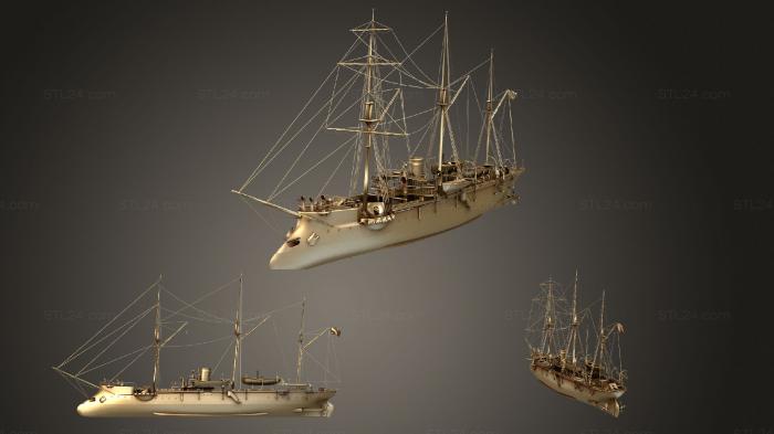 Vehicles (Gunboat, CARS_1758) 3D models for cnc